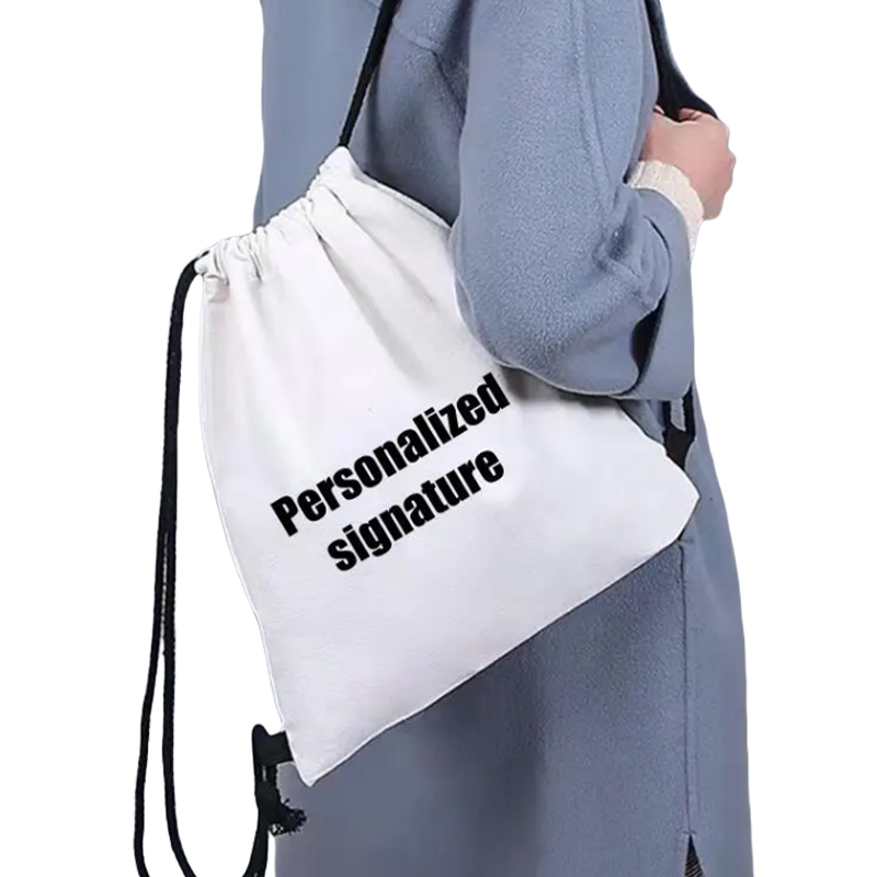 Mochila de bolsa blanca