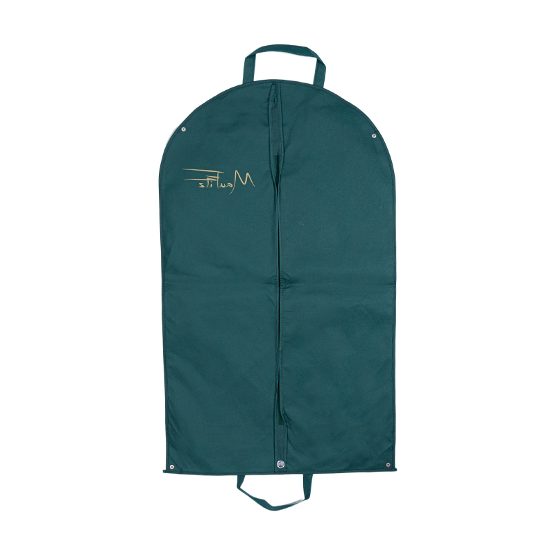Bolso de traje de mano verde