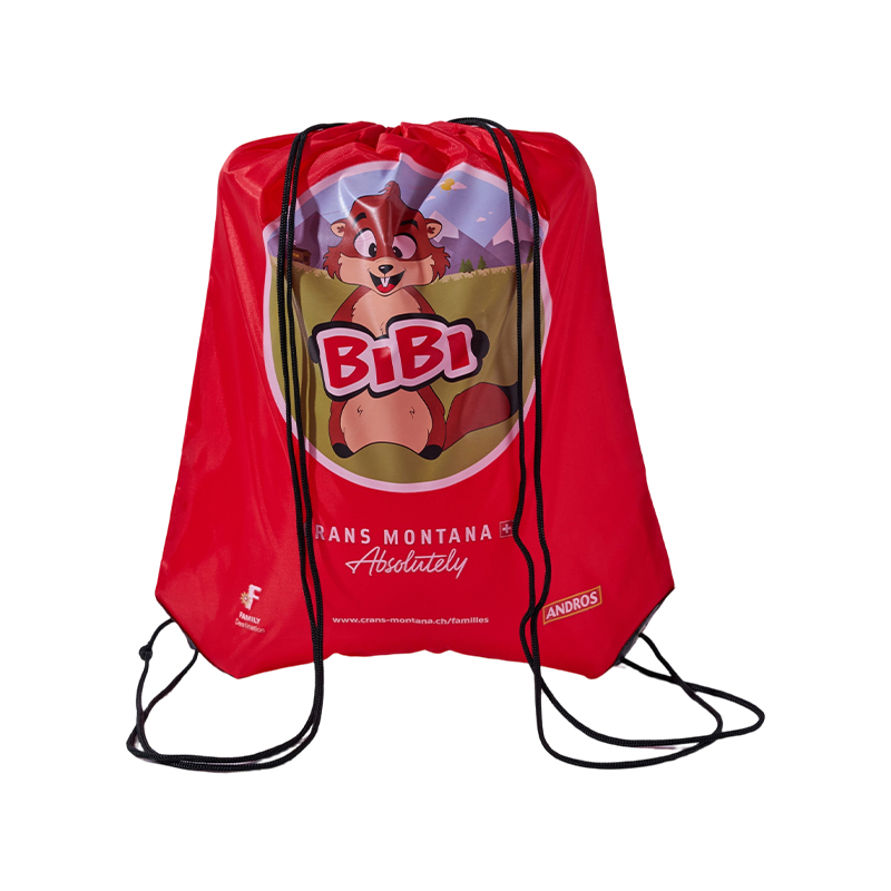 Mochila roja para viajes al aire libre