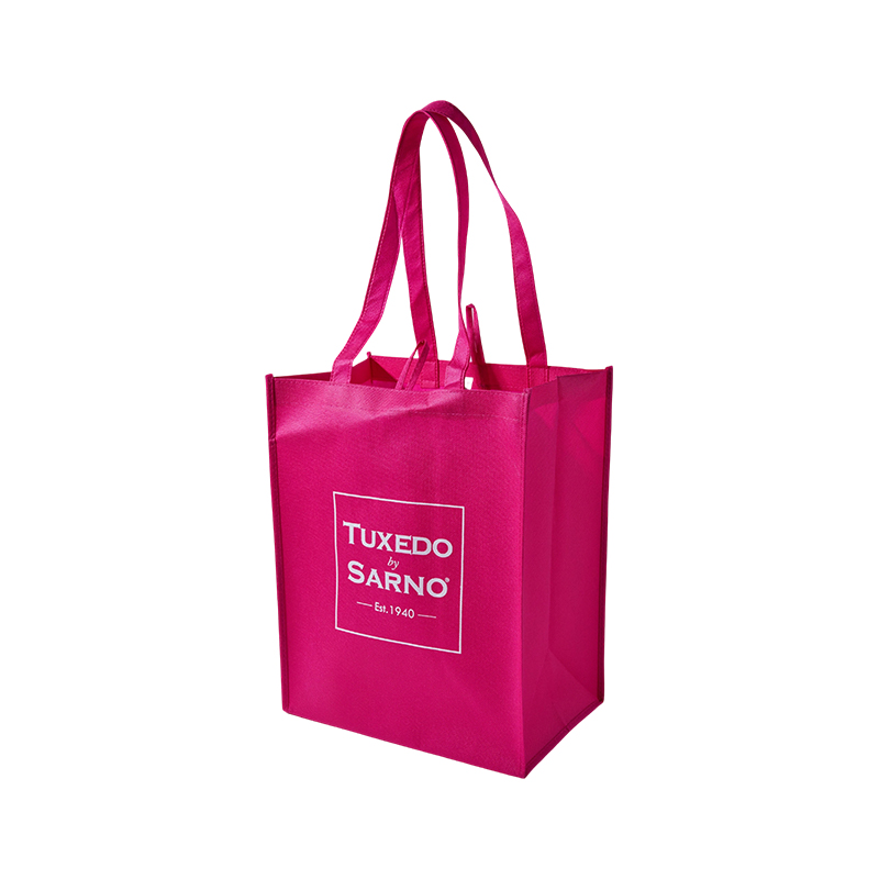 Bolsos rosas no tejidos reutilizables