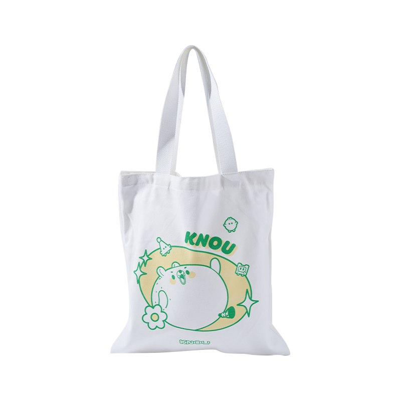 Patrón de dibujos animados Bolsa de algodón